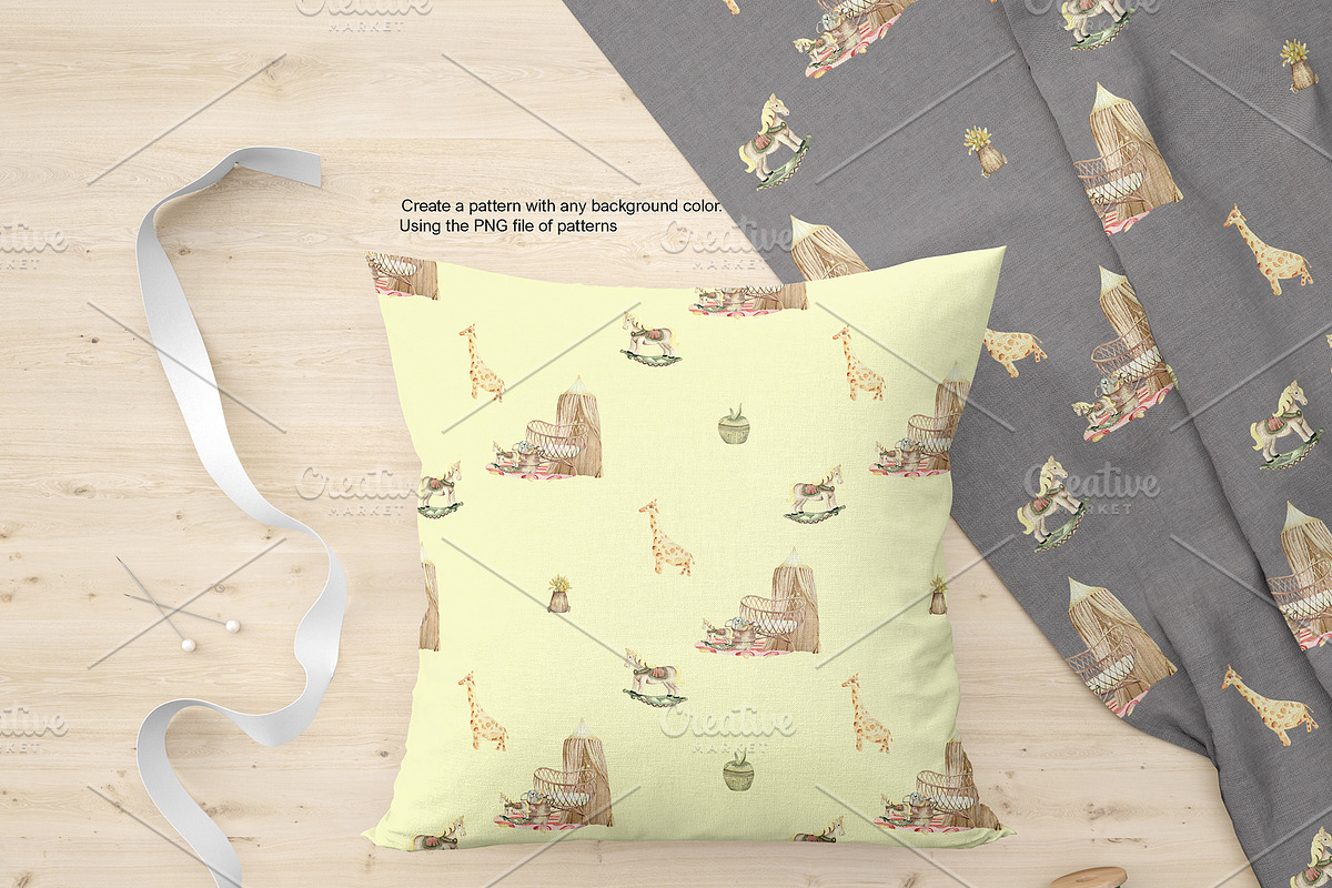 Design of childrens room, an Object Illustration by Watercolor arts (Photo 7 of 7)