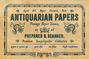 Antiquarian Papers. Premium Textures, a Texture Graphic by pixelbuddha.net (Thumbnail 1 of 8)