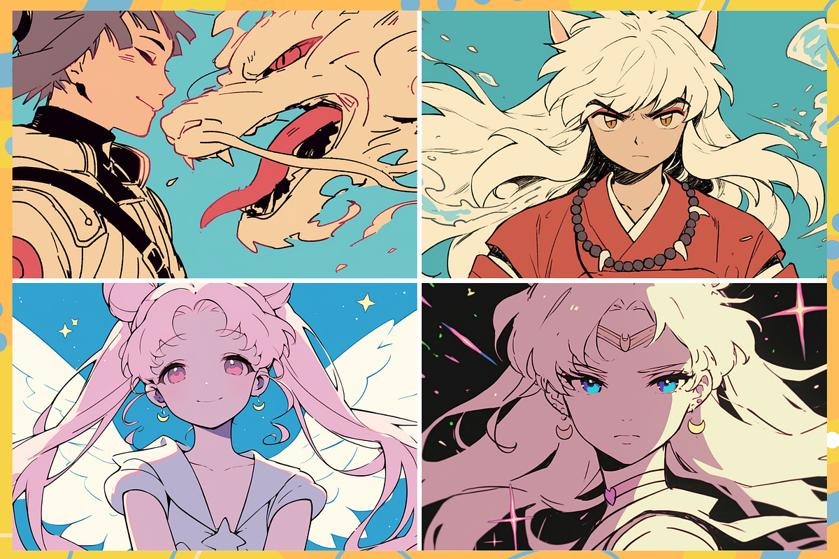 Anime Nostalgia Retro Brushes, a Brush Add-On by Cozy Brushery (Photo 9 of 11)