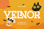 Velnor - Halloween Display Font, a Slab Serif Font by Flawless And Co (Thumbnail 1 of 10)