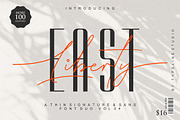 East Liberty | Thin Signature & Sans, a Font by typeline studio (Thumbnail 1 of 16)
