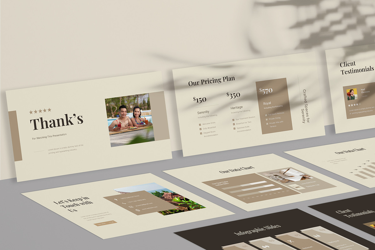 Hotel & Resort PowerPoint, a Presentation Template by New Coral Design (Photo 6 of 6)