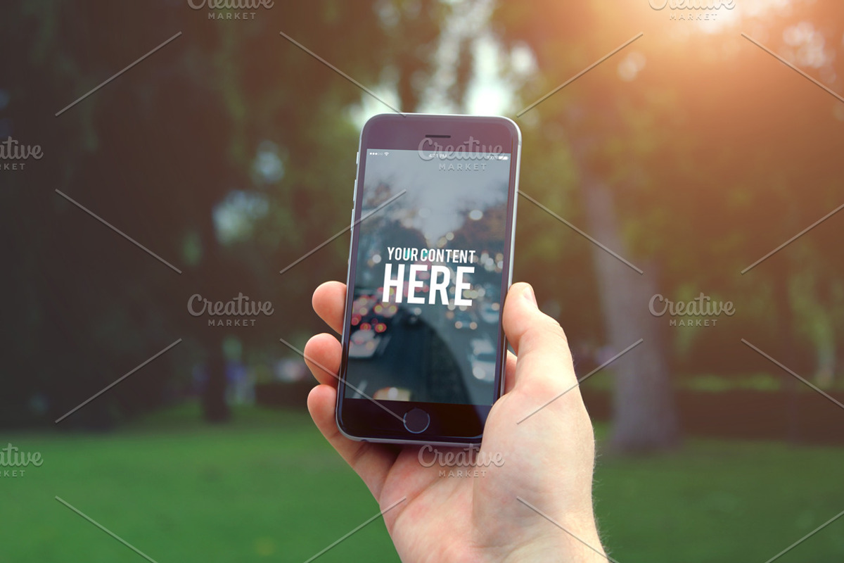 5 PSD Mock-ups, an iPhone Mockup by Egor Shkolnikov (Photo 3 of 5)