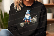 Halloween Gnome Clipart, an Illustration by DreamCafeArt (Thumbnail 6 of 7)
