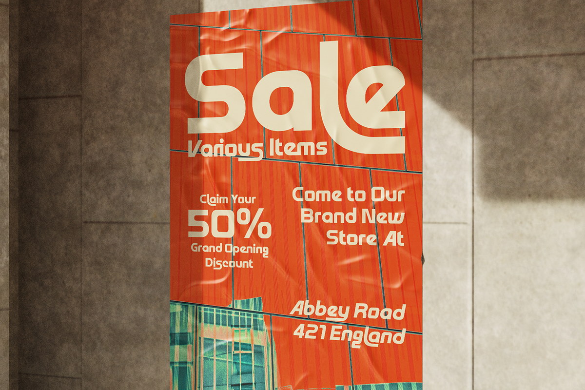 Zaylen - Ligature Retro Font, a Sans Serif Font by RagamKata (Photo 7 of 10)
