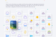 Weather | 32 Icons Set, an Outline Icon by Marina Silence (Thumbnail 2 of 17)