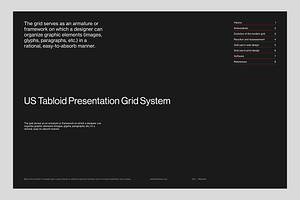 Tabloid Presentation Grid System