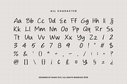 Daily Sunny Handwritten Font, a Handwritten Font by Rasio Studio (Thumbnail 2 of 9)