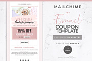 Canva & Mailchimp Template | Coupon, an Email Template by Thirty One Palms Studio (Thumbnail 1 of 6)