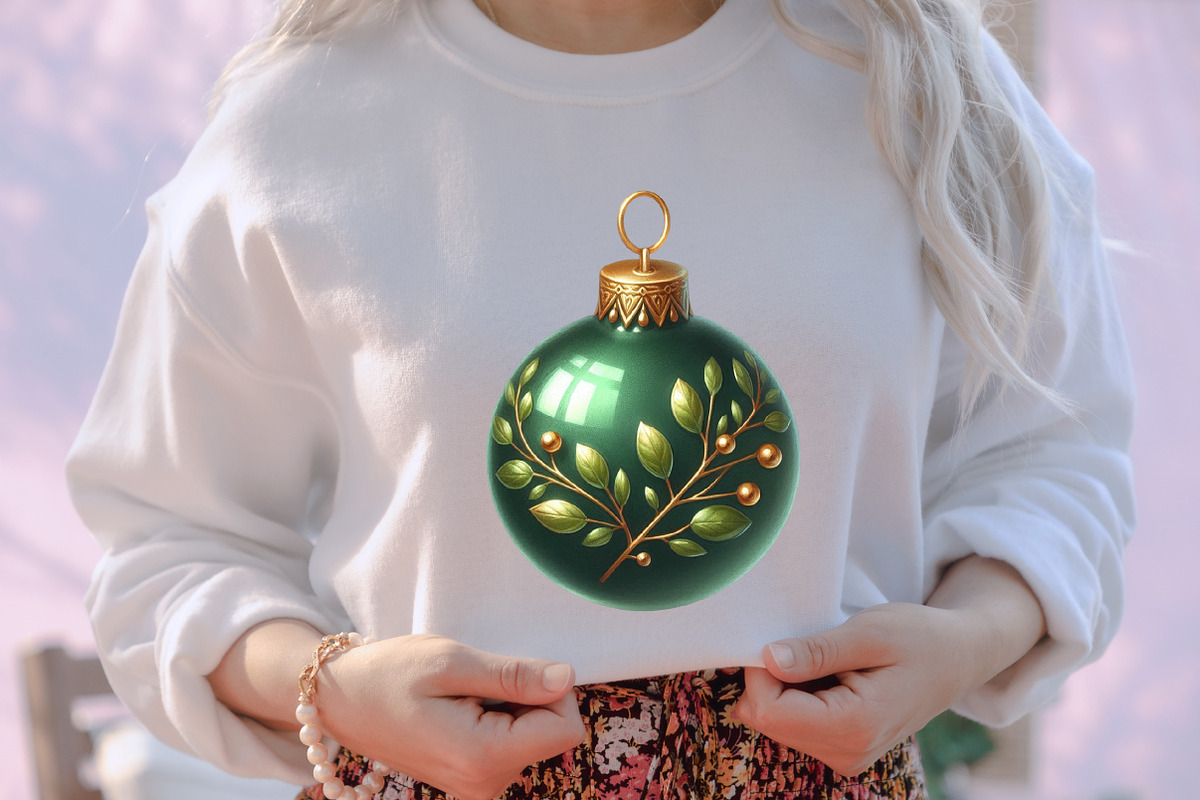 Green Christmas Tree Ball PNG, an Illustration by designcity5 (Photo 5 of 5)