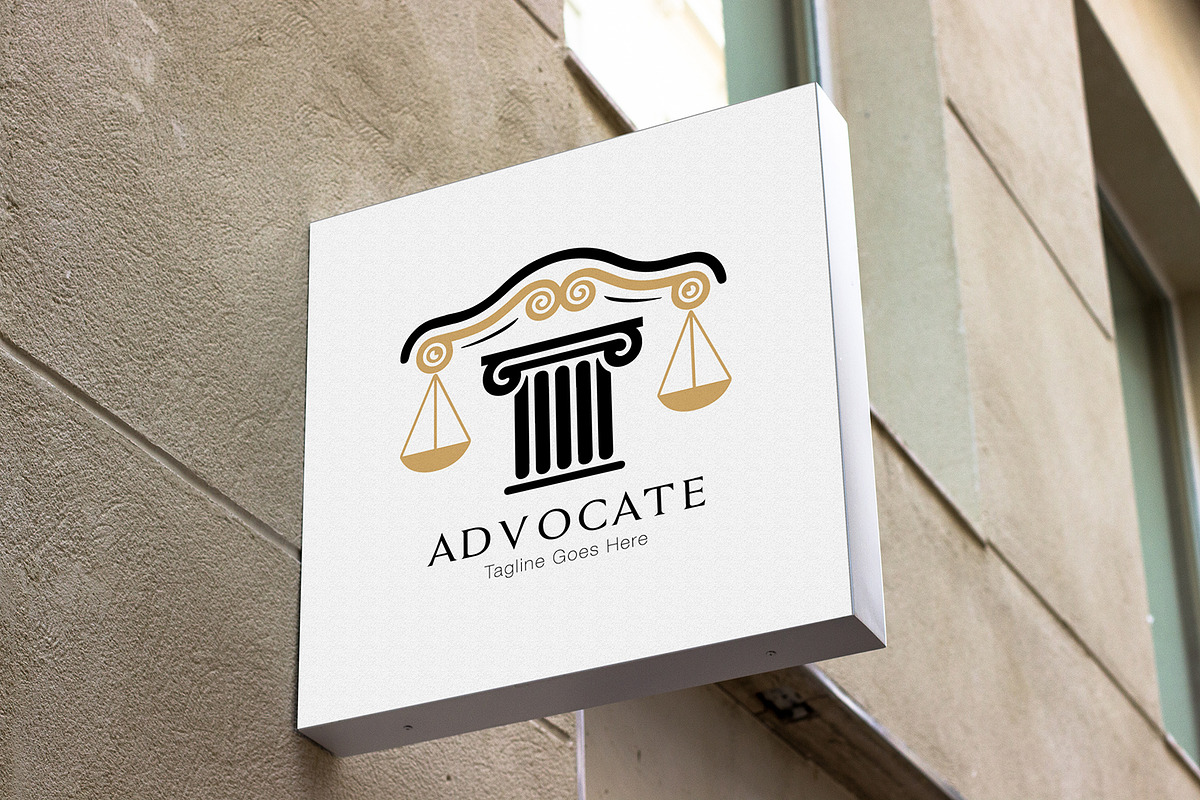 Professional Law Firm Logo Design, a Branding & Logo Template by YUDesignStore (Photo 5 of 7)