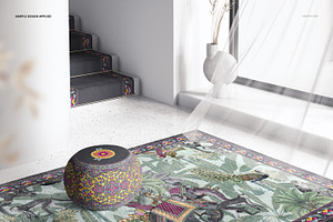 Pouf & Carpet Mockup 6FFv.13