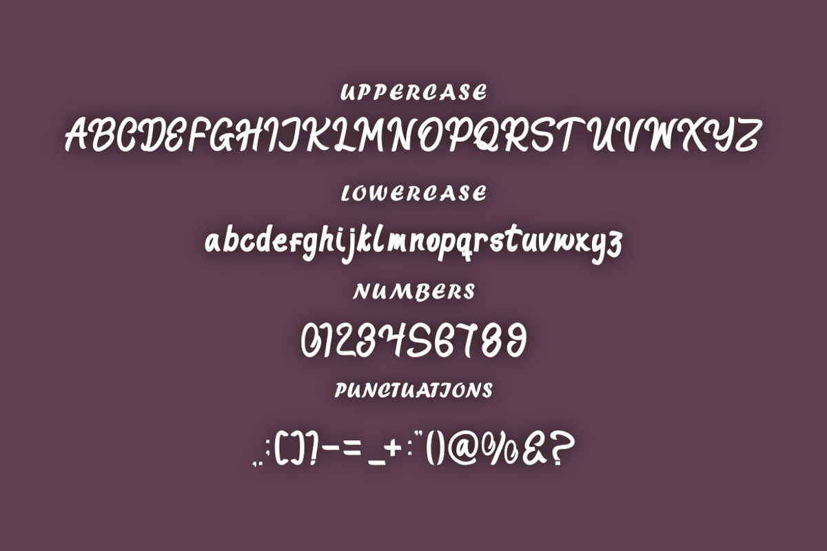 Clabrush font, a Script Font by VectorCraft (Photo 3 of 4)