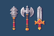 Fantasy weapon set, an Illustration by Ivan Dubovik (Thumbnail 2 of 3)
