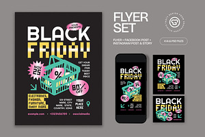 Black Friday Flyer, a Flyer Template by graphicook
