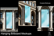 Hanging Billboard Mockups, a Product Mockup by Aquarianz Studio (Thumbnail 1 of 3)