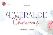 Emeralde Chamerions - Stylish Font