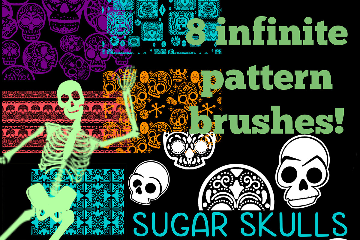 Procreate brush set Papel picado, a Brush Add-On by Courtney Leigh creates (Photo 2 of 5)