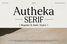Autheka - Modern Transitional Serif