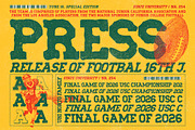 UNI North Font, a Slab Serif Font by LeoSupply.co (Thumbnail 4 of 6)