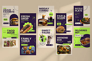 Food Promotion Instagram Post Pack, a Social Media Template by Pitchlook.Studio (Thumbnail 2 of 3)