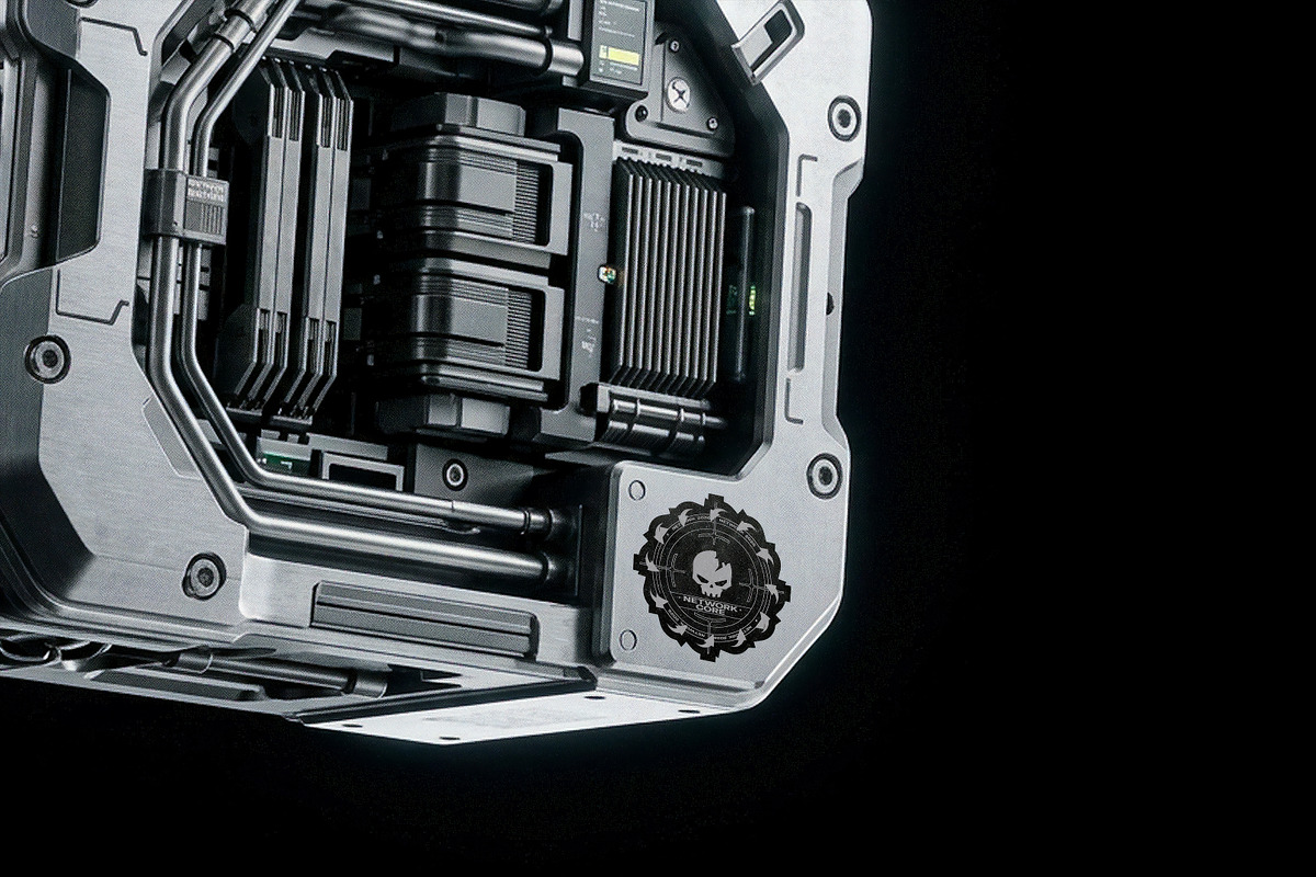 FUTURISTIC TECH LABEL STICKER PACK, an Object Graphic by BonkiStudio (Photo 8 of 9)