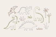 Hand Drawn Dinosaurs, an Animal Illustration by Barkova Nadya (Thumbnail 4 of 7)