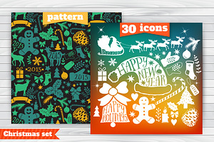 30 icons+pattern
