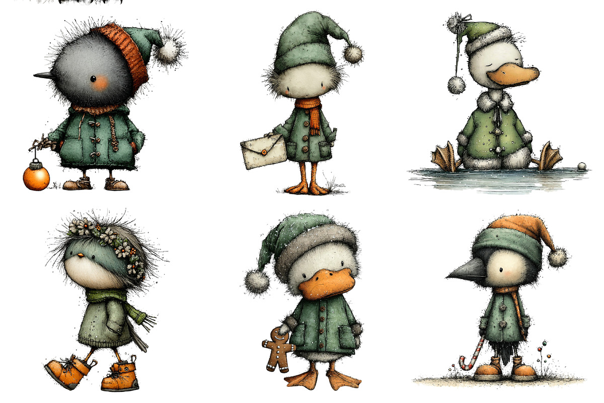 Winter Bird Clipart Bundle, an Illustration by Daily.Designs (Photo 2 of 5)