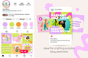 Bright & Bold Instagram Templates, a Social Media Template by Yamurchik (Thumbnail 2 of 9)