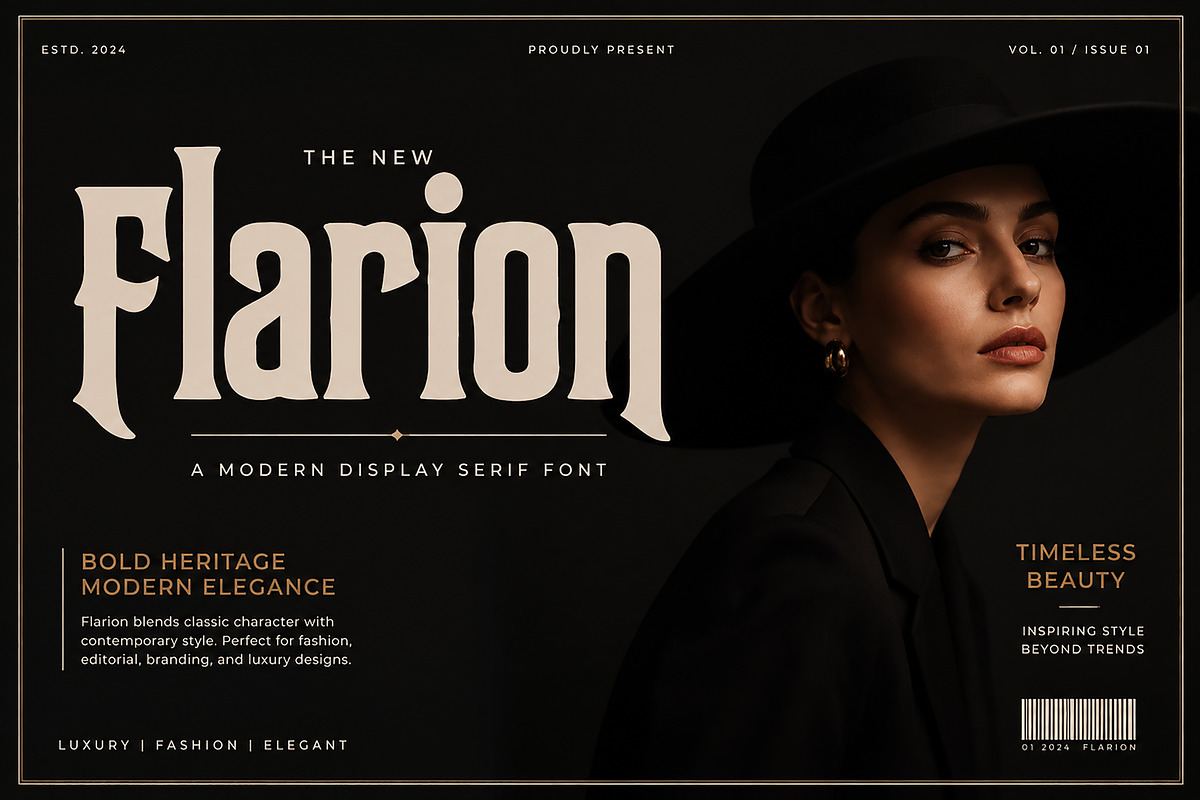 Flarion, a Blackletter Font by Wow Magic (Photo 1 of 4)