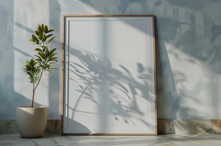 Mockup for a poster or painting, an Arts & Entertainment Photo by Handmadefont