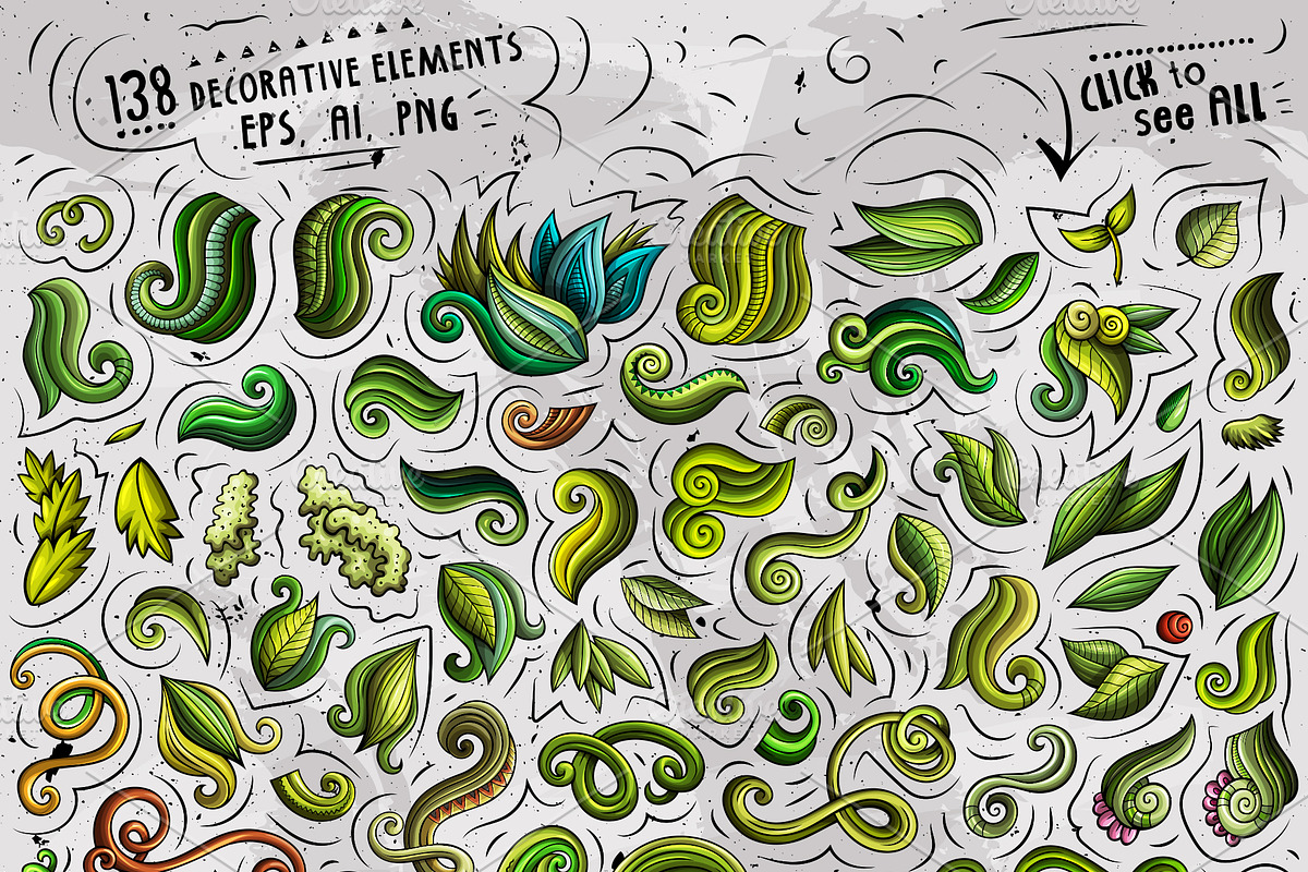 Spring Cartoon Objects Set, an Object Graphic by BALABOLKA (Photo 3 of 4)