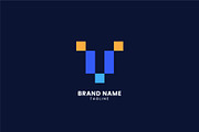 Monogram Letter TV Logo, a Branding & Logo Template by okkydianpra (Thumbnail 1 of 3)