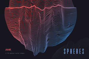 Spheres | Vector Shapes, a Graphic by dvtchk