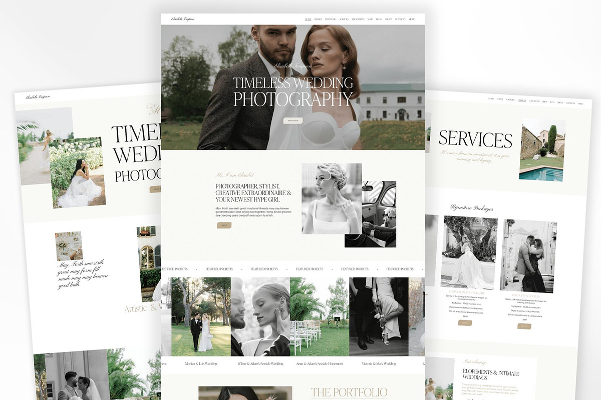 Squarespace photography template, a Squarespace Template by Presentibox (Photo 6 of 13)