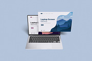 Laptop Screen Mockup, a Device Mockup by HanaSaka_Studio (Thumbnail 5 of 5)
