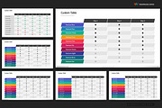 Financial Table PowerPoint Templates, a Presentation Template by Warna Works (Thumbnail 10 of 10)