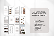 Travel Itinerary Template, a Social Media Template by SociallyyCreative (Thumbnail 5 of 10)