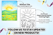 Mindful Spring Nature Coloring Book, a Decorative Illustration by Design Station (Thumbnail 3 of 3)