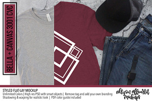 Unlimited Colors! Mens 3001 Mockup
