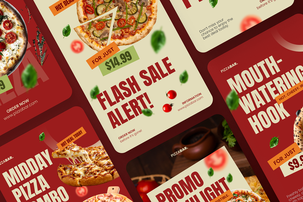 Pizza Package Promo Instagram Story, a Social Media Template by Annora Studio (Photo 4 of 6)