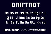 Driftrot - Sporty Display Font, a Handwritten Font by AQR Studio (Thumbnail 9 of 12)
