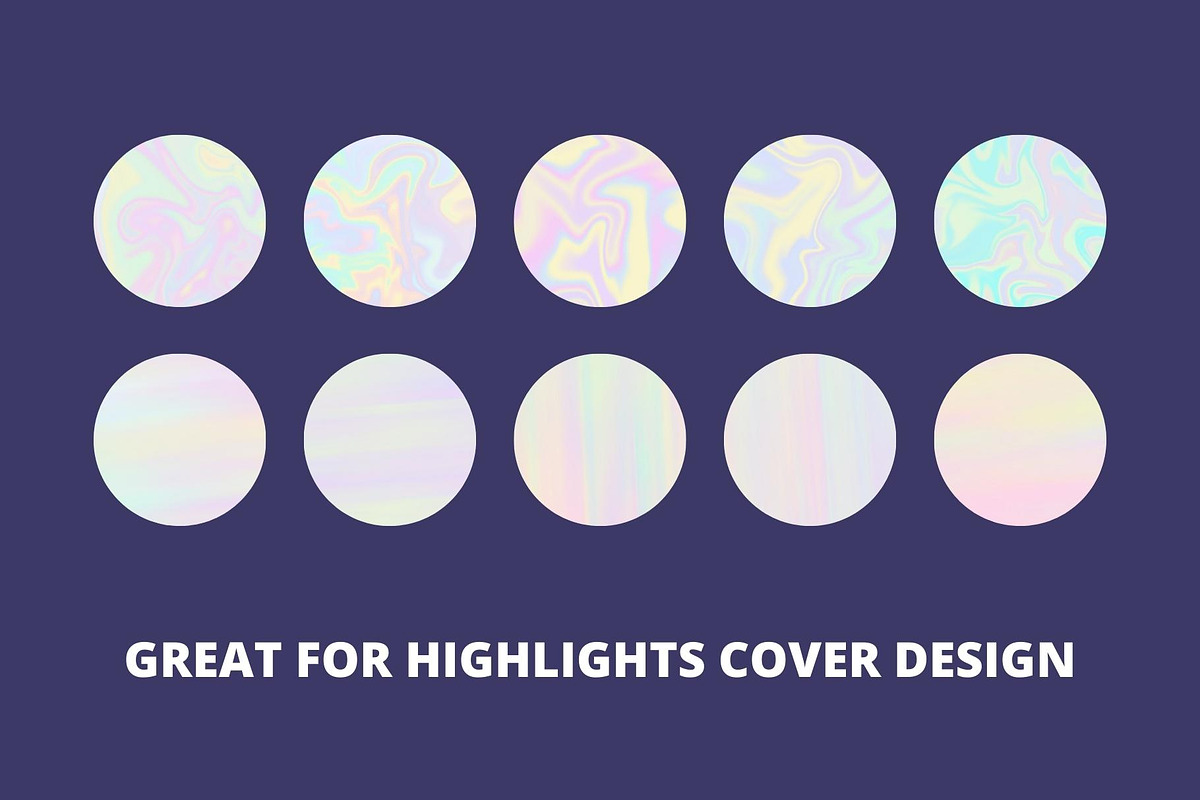 Holographic Marbling Backgrounds, a Texture Graphic by Kat Anti (Photo 6 of 8)