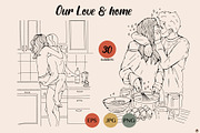 Our love and home, a Person Illustration by Olillia (Thumbnail 5 of 14)