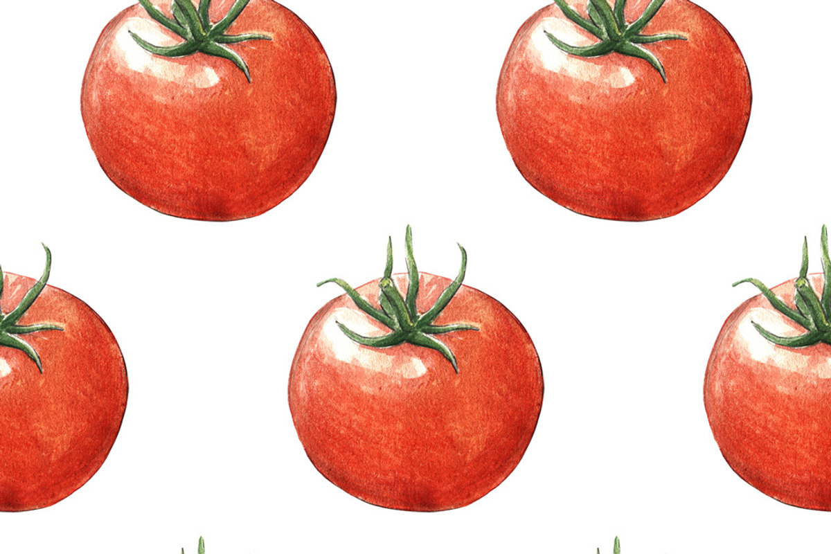 Tomato watercolor set, a Food Illustration by wedraw (Photo 3 of 4)