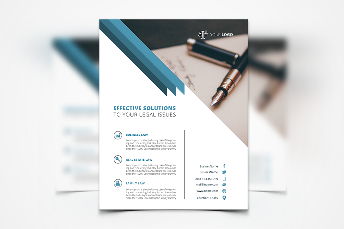 TOP 100 PREMIUM Flyers Templates, a Flyer Template by UNIK Agency (Photo 42 of 82)