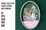 Woodland Layered Decor SVG Set, an Object Graphic by HelloWood (Thumbnail 2 of 4)