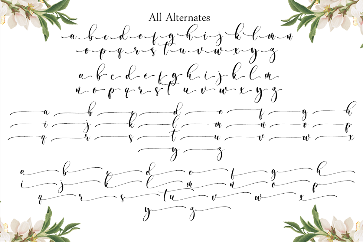 Almond Whisp - Modern Calligraphy, a Script Font by Sronstudio (Photo 10 of 10)