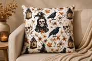 Dark Academia Gothic Halloween Clipa, a Seasonal Illustration by Daily.Designs (Thumbnail 6 of 6)